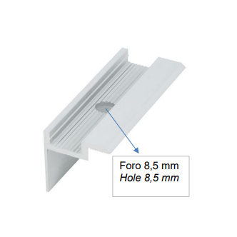 1 - MORSETTO TERMINALE W4-MM35-AL x sp. 35mm
