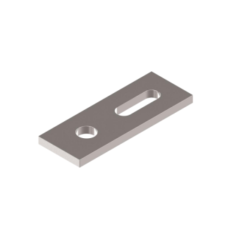 1 - PIASTRA x 9211 M10 E FORO OBLUNGO M10