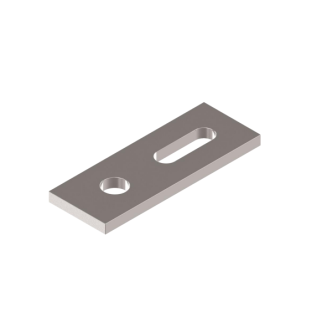 1 - PIASTRA x 9211 M12 E FORO OBLUNGO M10