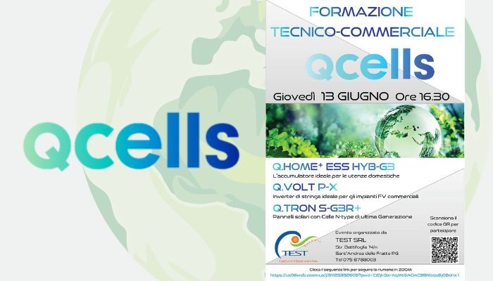Evento Formazione Q.CELLS – Pannelli Solari N-Type, Inverter e Accumulo per il Fotovoltaico